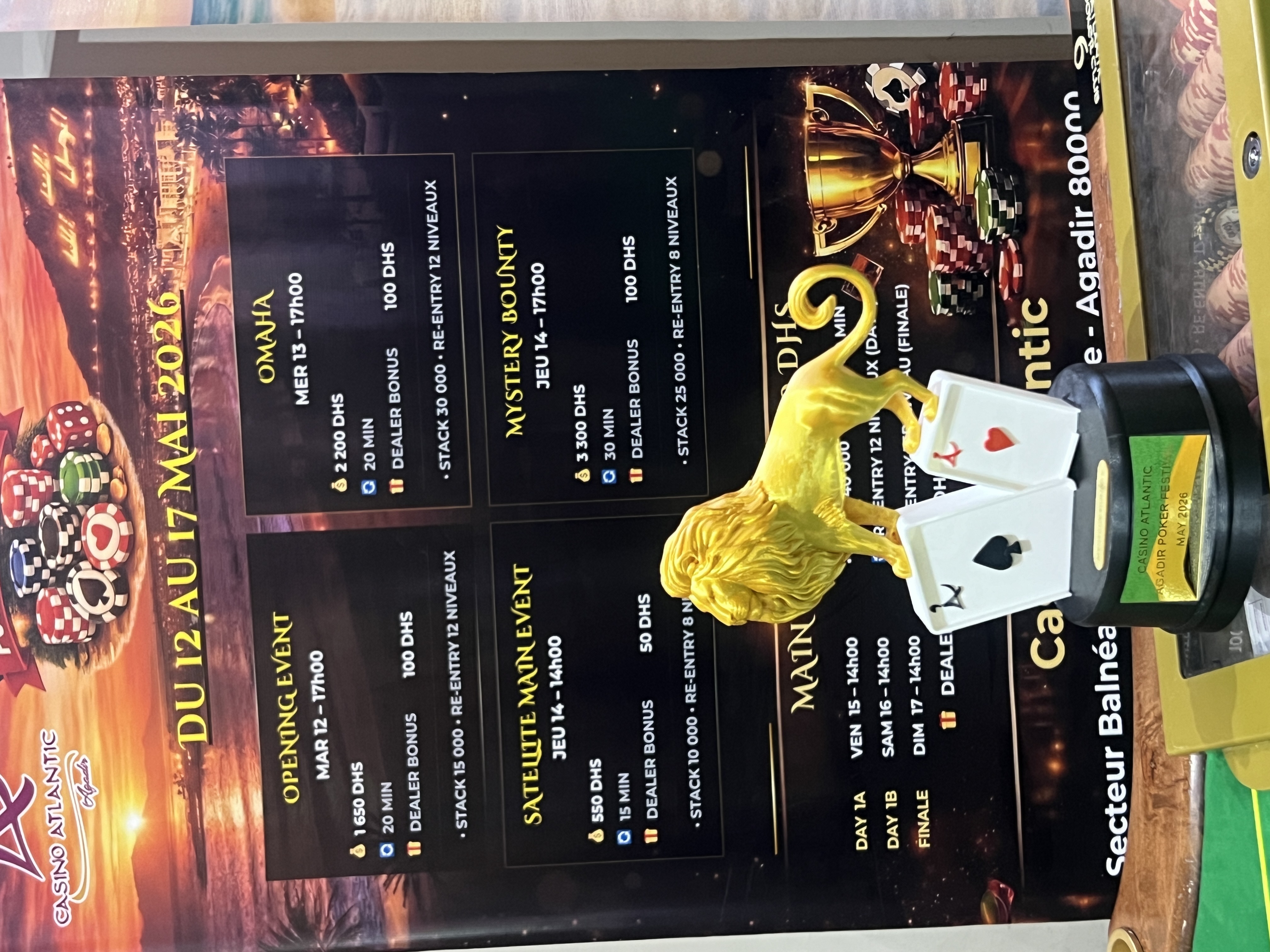 Agadir Poker Festival .5.26