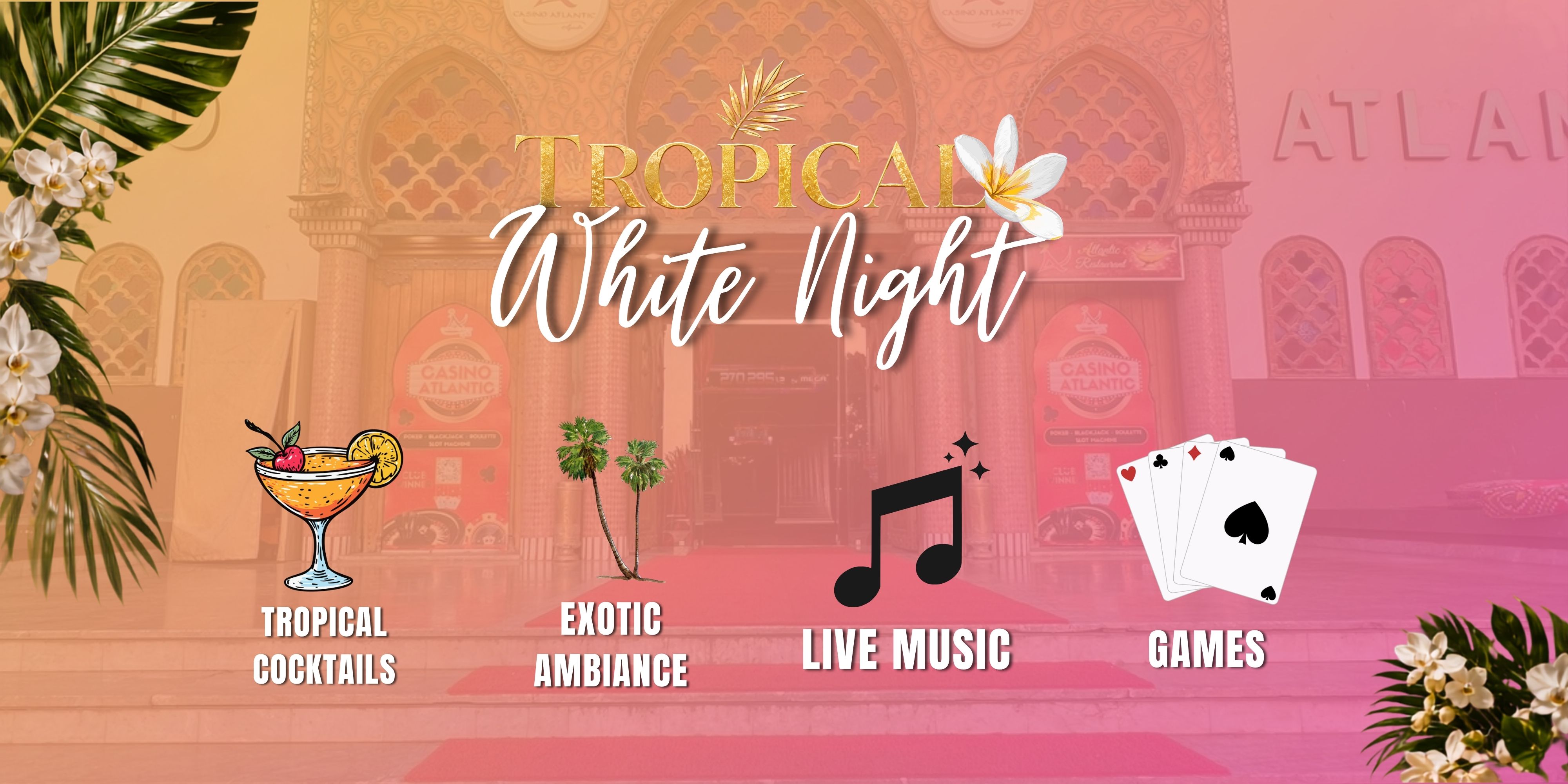 Tropical & White Night Party – Saturday, July 4, 2026
